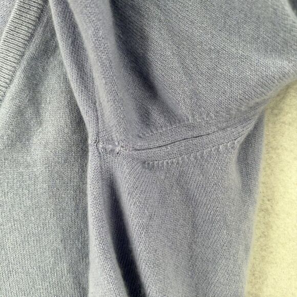 Loro Piana 100% Baby Cashmere Sweater Mens‎ 50IT MED Long Sleeve V Neck Purple - Picture 13 of 14